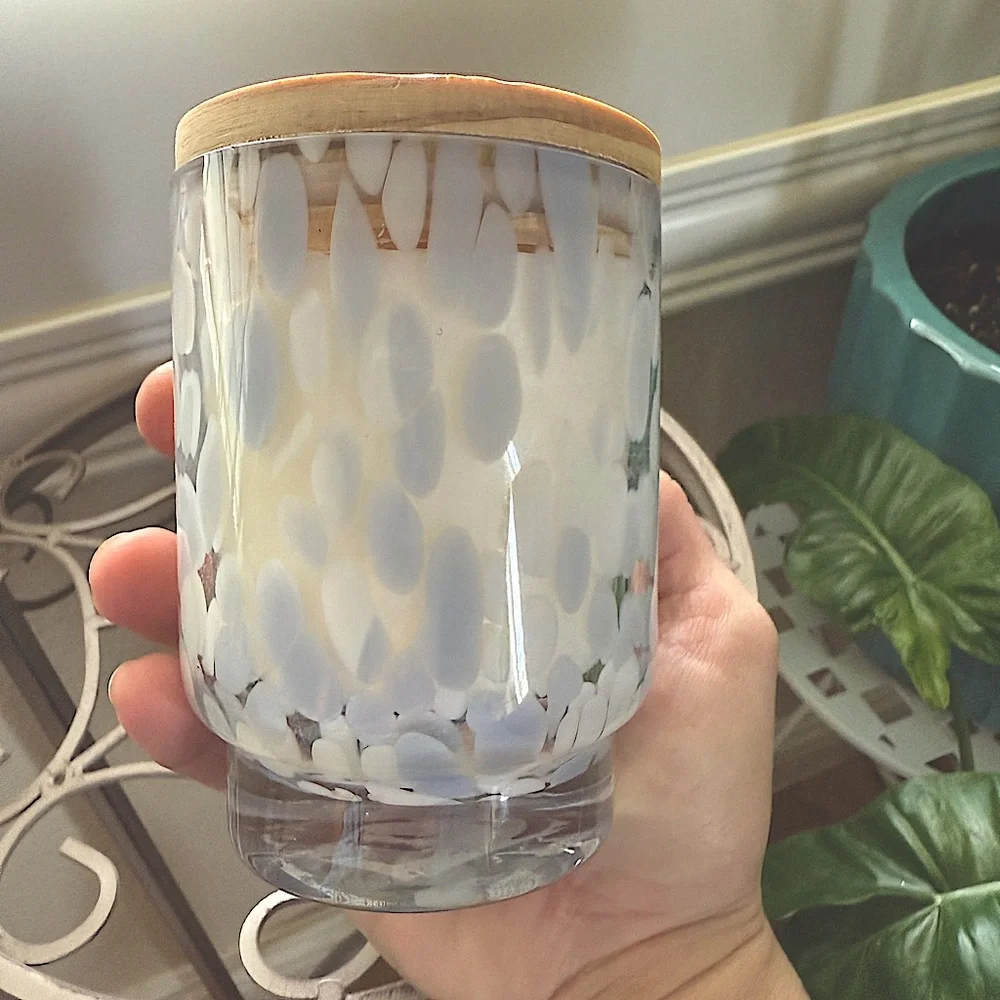 Glass Candle — Sea Salt & Bergamot - 8 Oz, Overjoyed Boutique - Picture 12 of 12